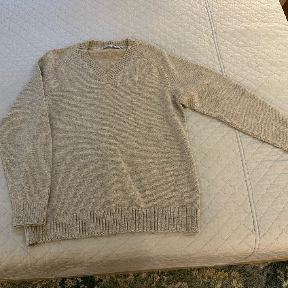 Men's Criquet Gray Baby Alpaca Sweater